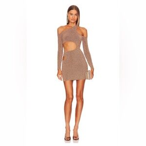 × REVOLVE Nyura Mini Dress in Gold